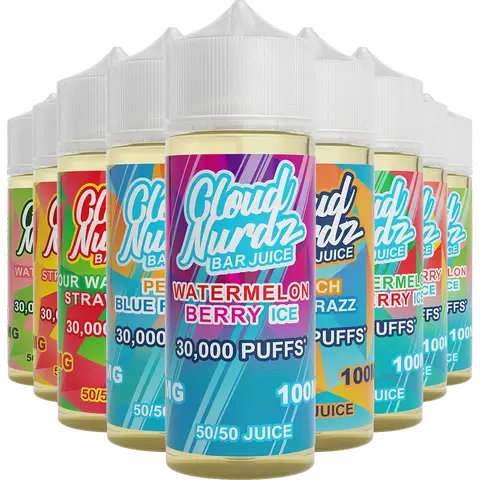 CLOUD NURDZ Bar Series Shortfill Range - 50/50 Vaporony CLOUD NURDZ Bar Series Shortfill Range - 50/50 Vaporony
