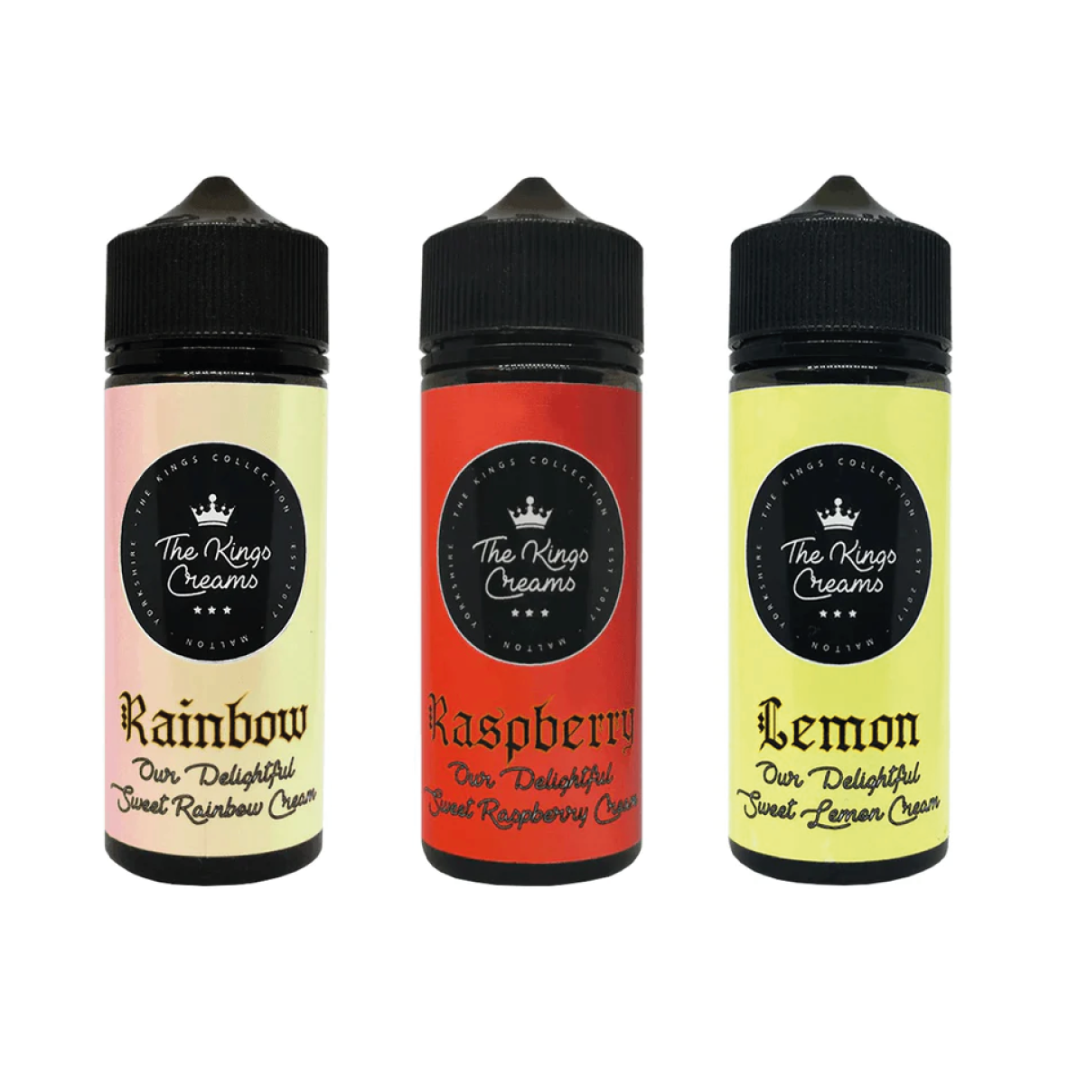 THE KING'S CREAMS Shortfill Range – Vaporony