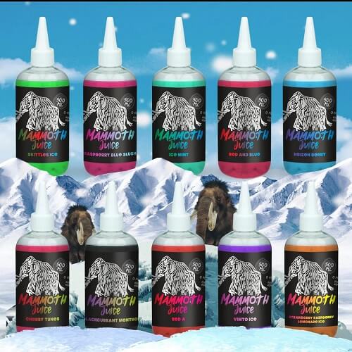Mammoth Juice 500ml Shortfill Mammoth Vaporony