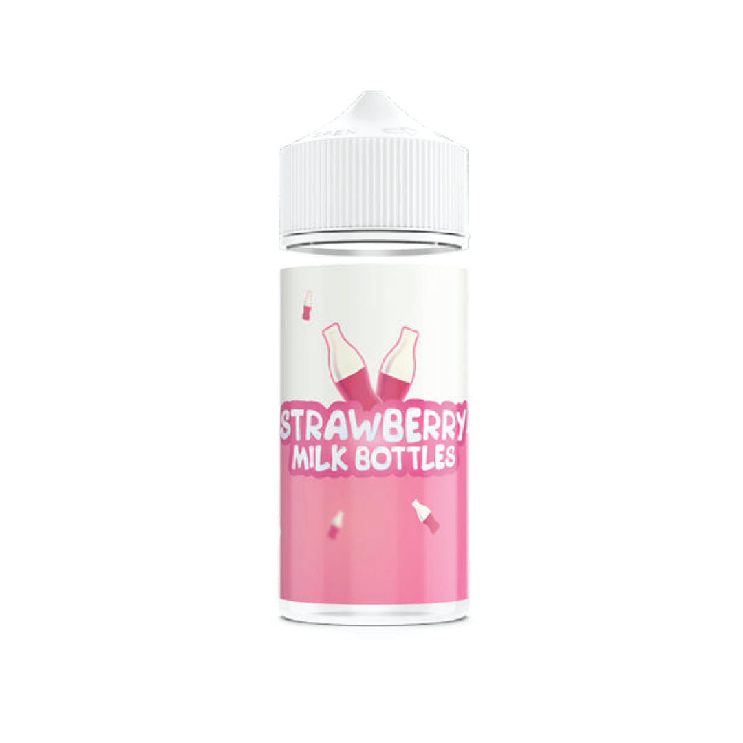 STRAWBERRY MILK BOTTLES Shortfill Range (15150086979969)